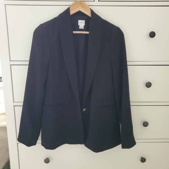 NWOT J. Crew Black Blazer - Picture 1 of 8
